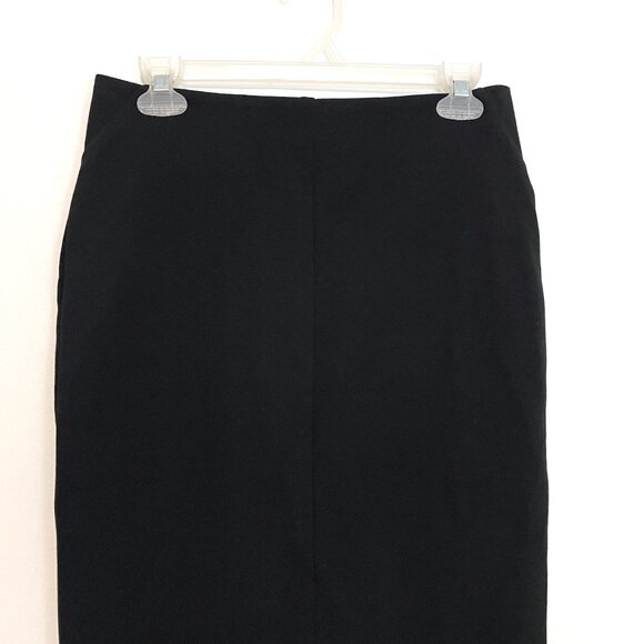 NEW NWT DIANE VON FURSTENBERG DVF Esme Black Jersey Knee Length Pencil Skirt 4 - Picture 5 of 16